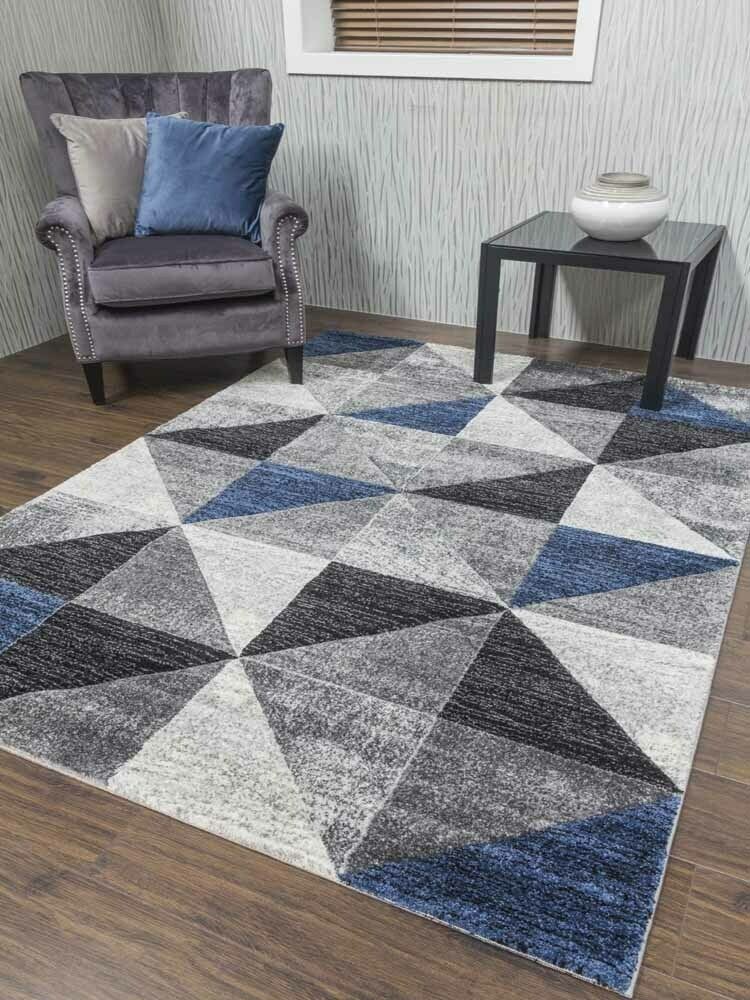 Impulse Navy Triad Rug