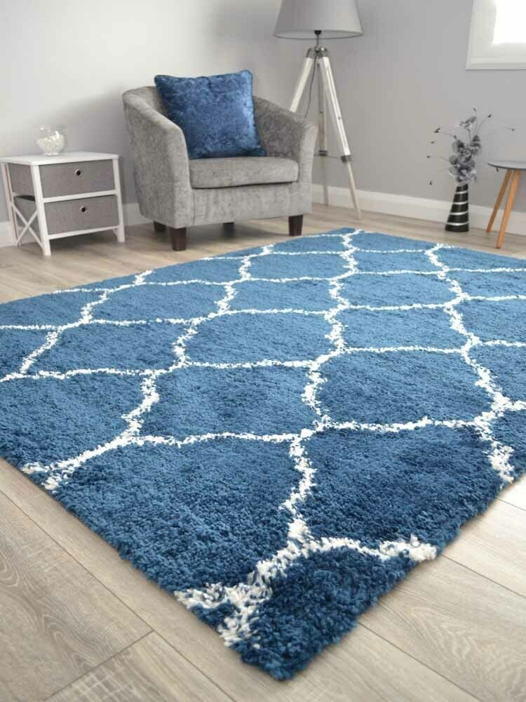 Matrix Blue Cream Rug
