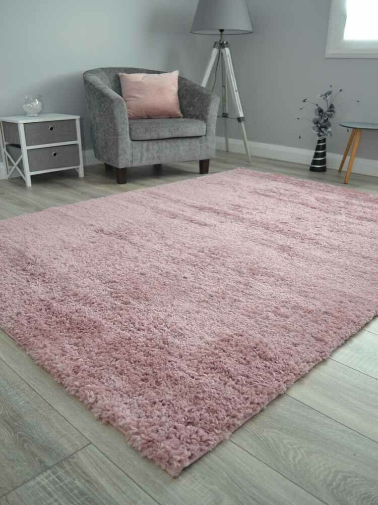 Matrix Plain Pink Rug